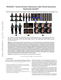 Headset: Human emotion awareness under partial occlusions multimodal
  dataset