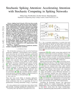 Stochastic Spiking Attention: Accelerating Attention with Stochastic
  Computing in Spiking Networks