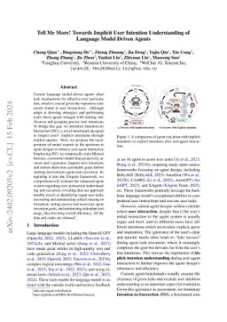 Tell Me More! Towards Implicit User Intention Understanding of Language
  Model Driven Agents