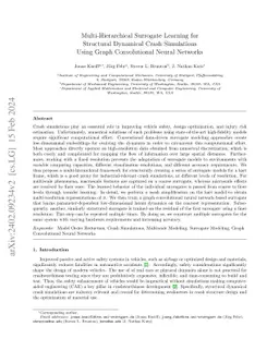 Multi-Hierarchical Surrogate Learning for Structural Dynamical Crash
  Simulations Using Graph Convolutional Neural Networks