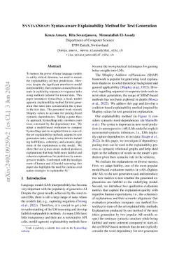 SyntaxShap: Syntax-aware Explainability Method for Text Generation