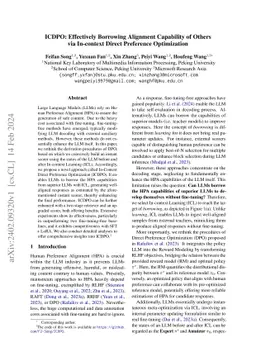 ICDPO: Effectively Borrowing Alignment Capability of Others via
  In-context Direct Preference Optimization