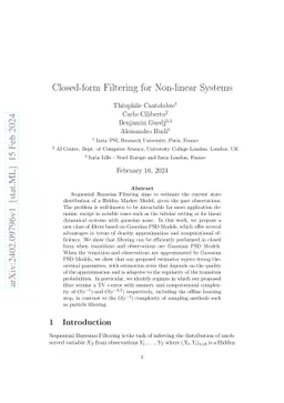 Closed-form Filtering for Non-linear Systems