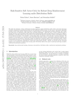 Risk-Sensitive Soft Actor-Critic for Robust Deep Reinforcement Learning
  under Distribution Shifts