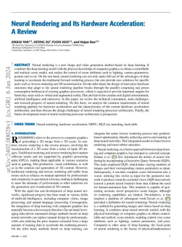 Neural Rendering and Its Hardware Acceleration: A Review