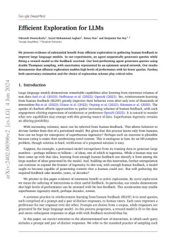 Efficient Exploration for LLMs