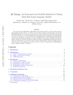 EE-Tuning: An Economical yet Scalable Solution for Tuning Early-Exit
  Large Language Models