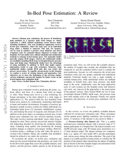 In-Bed Pose Estimation: A Review