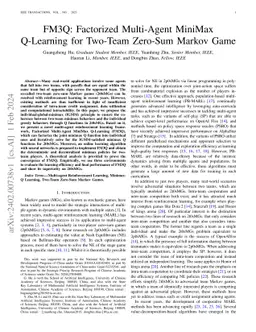 FM3Q: Factorized Multi-Agent MiniMax Q-Learning for Two-Team Zero-Sum
  Markov Game