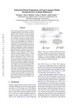 Enhancing Ethical Explanations of Large Language Models through
  Iterative Symbolic Refinement