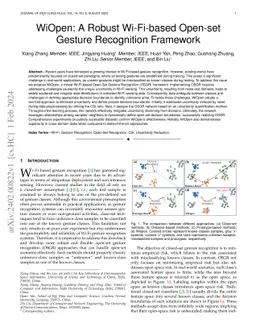 WiOpen: A Robust Wi-Fi-based Open-set Gesture Recognition Framework
