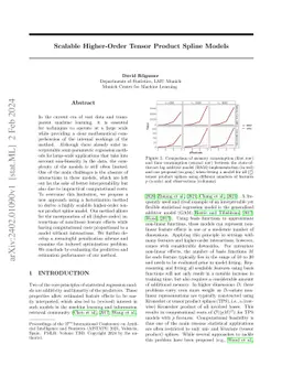 Scalable Higher-Order Tensor Product Spline Models