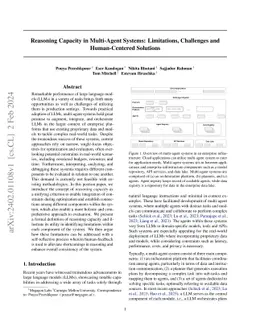 Reasoning Capacity in Multi-Agent Systems: Limitations, Challenges and
  Human-Centered Solutions