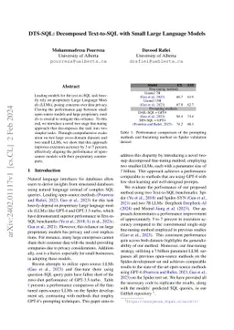 DTS-SQL: Decomposed Text-to-SQL with Small Large Language Models