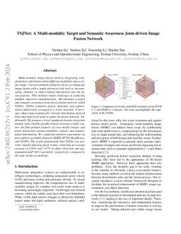 TSJNet: A Multi-modality Target and Semantic Awareness Joint-driven
  Image Fusion Network