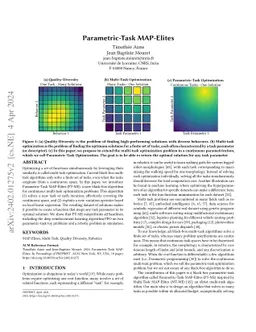 Parametric-Task MAP-Elites