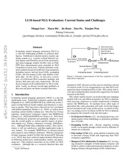 LLM-based NLG Evaluation: Current Status and Challenges