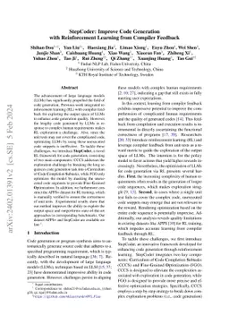 StepCoder: Improve Code Generation with Reinforcement Learning from
  Compiler Feedback