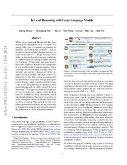K-Level Reasoning with Large Language Models