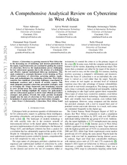 A Comprehensive Analytical Review on Cybercrime in West Africa
