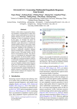 STICKERCONV: Generating Multimodal Empathetic Responses from Scratch