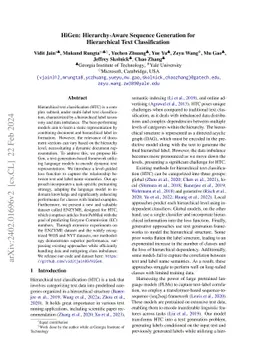 HiGen: Hierarchy-Aware Sequence Generation for Hierarchical Text
  Classification