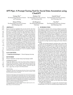 APT-Pipe: A Prompt-Tuning Tool for Social Data Annotation using ChatGPT