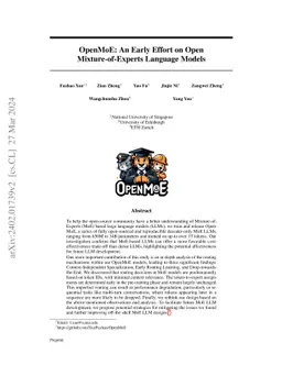 OpenMoE: An Early Effort on Open Mixture-of-Experts Language Models