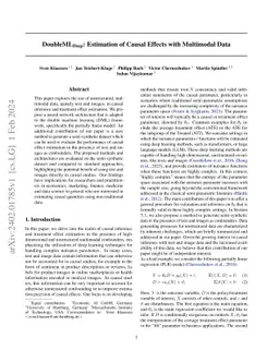 DoubleMLDeep: Estimation of Causal Effects with Multimodal Data