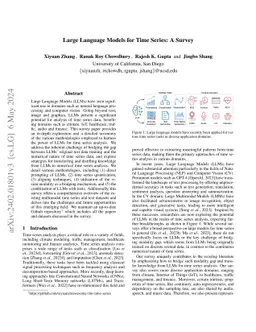 Large Language Models for Time Series: A Survey