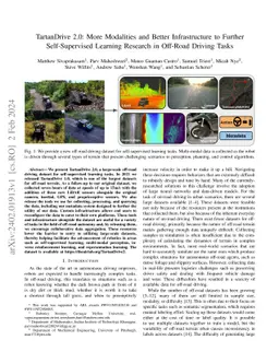 TartanDrive 2.0: More Modalities and Better Infrastructure to Further
  Self-Supervised Learning Research in Off-Road Driving Tasks