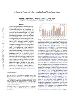 A General Framework for Learning from Weak Supervision