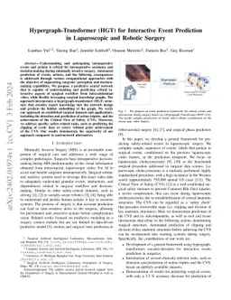 Hypergraph-Transformer (HGT) for Interactive Event Prediction in Laparoscopic and Robotic Surgery
