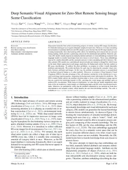Deep Semantic-Visual Alignment for Zero-Shot Remote Sensing Image Scene
  Classification