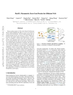 ParZC: Parametric Zero-Cost Proxies for Efficient NAS
