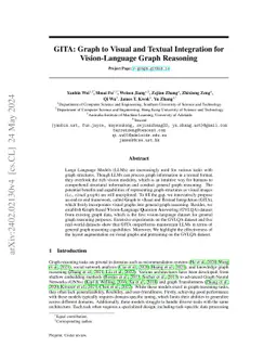 GITA: Graph to Visual and Textual Integration for Vision-Language Graph
  Reasoning