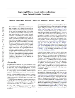Improving Diffusion Models for Inverse Problems Using Optimal Posterior
  Covariance