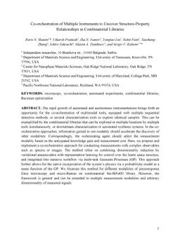 Co-orchestration of Multiple Instruments to Uncover Structure-Property
  Relationships in Combinatorial Libraries