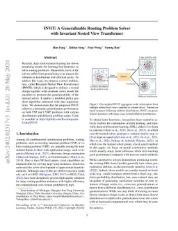 INViT: A Generalizable Routing Problem Solver with Invariant Nested View
  Transformer