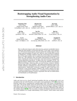 Bootstrapping Audio-Visual Segmentation by Strengthening Audio Cues