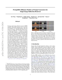PromptRR: Diffusion Models as Prompt Generators for Single Image Reflection Removal