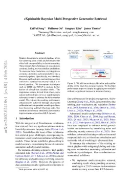 eXplainable Bayesian Multi-Perspective Generative Retrieval