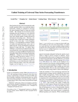 Unified Training of Universal Time Series Forecasting Transformers