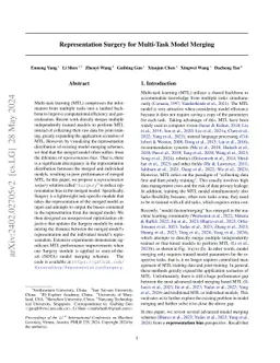 Representation Surgery for Multi-Task Model Merging