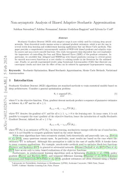 Non-asymptotic Analysis of Biased Adaptive Stochastic Approximation