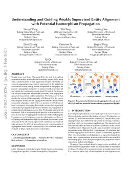 Understanding and Guiding Weakly Supervised Entity Alignment with
  Potential Isomorphism Propagation