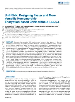 UniHENN: Designing More Versatile Homomorphic Encryption-based CNNs
  without im2col
