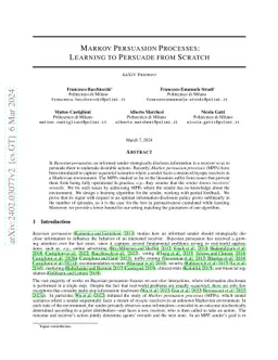 Markov Persuasion Processes: Learning to Persuade from Scratch