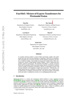 FuseMoE: Mixture-of-Experts Transformers for Fleximodal Fusion