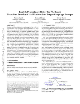 English Prompts are Better for NLI-based Zero-Shot Emotion
  Classification than Target-Language Prompts
